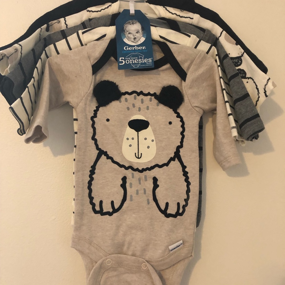 Gerber LS Onesies